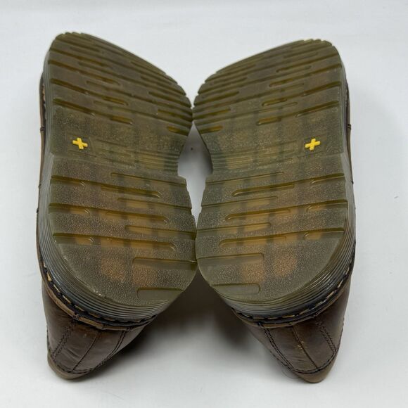 Dr Martens Tevin Loafers Mens 14 Brown Leather Slip On Casual Preppy Shoes